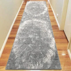 Lotos Beaut Grey Uniart Rug -Sydney Rugs Online Lotus 2728 Grey Runner 1