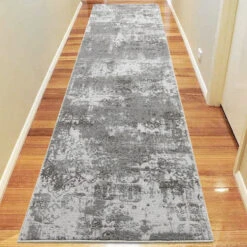 Lotos Bound Grey Runner Rug