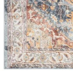 Phoebe Daydream Light Blue Rug -Sydney Rugs Online Luna7401LtBlueCorner