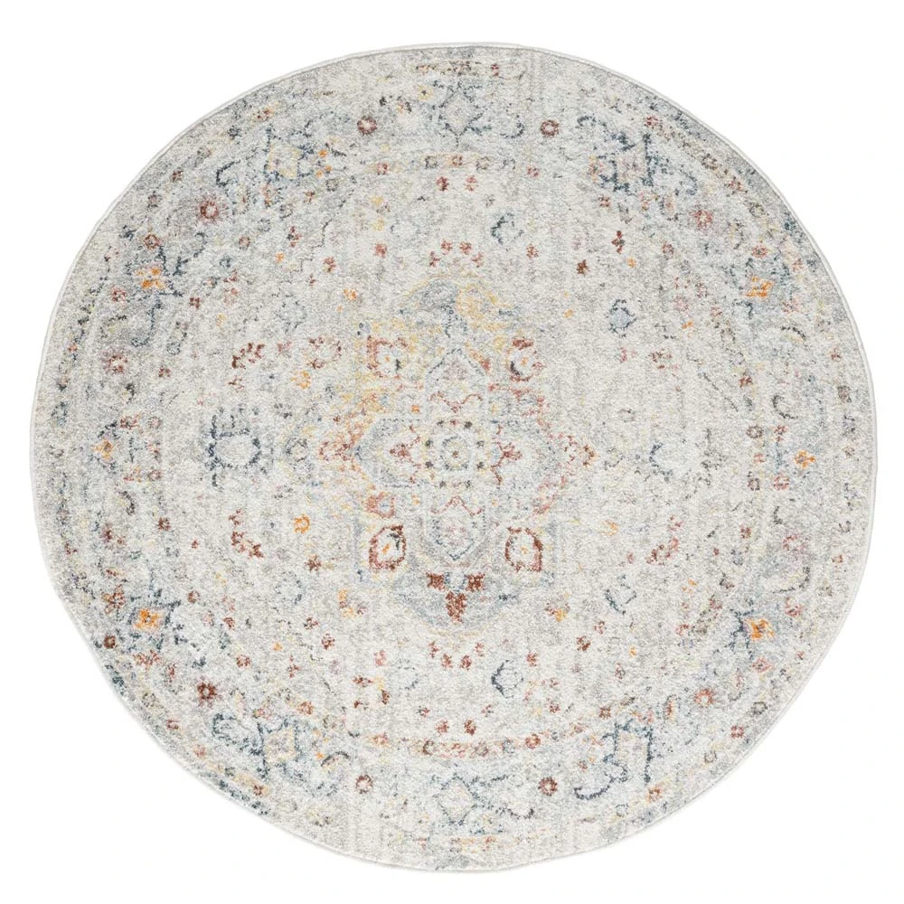Phoebe Imagining Cream Round Rug 3 Phoebe Imagining Cream Round Rug