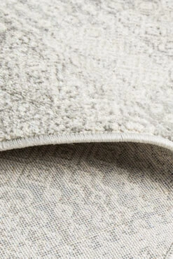 Zelda Silver Grey Round Rug -Sydney Rugs Online MIR 351 SIL RO 8