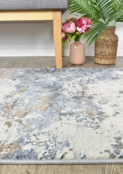 Designer Modern Columbus Runner Rug -Sydney Rugs Online ML 63395 7656 BLUE BROWN 14