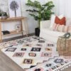 Bohemia Moroccan Tribal Tile Multi Rug -Sydney Rugs Online MORO16011 5