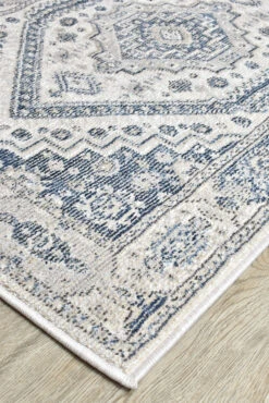 Marrakech Western Blue Runner Rug -Sydney Rugs Online Marakesh 0A161A Cream2