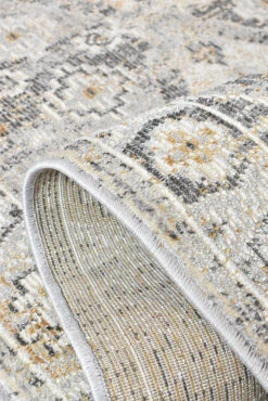 Marrakech Urban Grey Mustard Runner Rug -Sydney Rugs Online Marakesh A0320C Cream L.Grey3