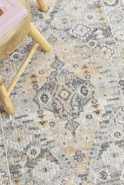 Marrakech Urban Grey Mustard Runner Rug -Sydney Rugs Online Marakesh A0320C Cream L.Grey5