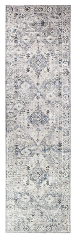 Marrakech Urban Blue Light Grey Runner Rug -Sydney Rugs Online Marakesh A0320C D.Blue L.Grey1