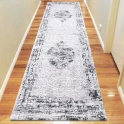Unimaxim Point Grey Runner Rug
