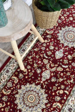 Michelan Medallion Red Runner Rug -Sydney Rugs Online Michelangelo 55246 1464 R 5