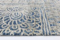 Amrish Newburg Navy Tribal Rug -Sydney Rugs Online NEWBURG 01 NAVY GREY 2