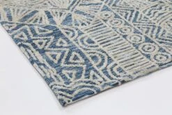 Amrish Newburg Navy Tribal Rug -Sydney Rugs Online NEWBURG 01 NAVY GREY 3