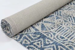 Amrish Newburg Navy Tribal Rug -Sydney Rugs Online NEWBURG 01 NAVY GREY 4