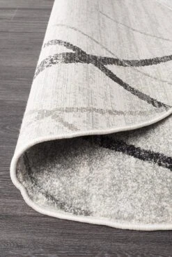 Gynama White Grey Contemporary Round Rug -Sydney Rugs Online OAS 452 GREY RO 3 0dee093a cfe5 456e 89b8 39172e93da0a