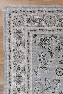 Highbrow Elbe Traditional Grey Rug -Sydney Rugs Online OPOR16010 2