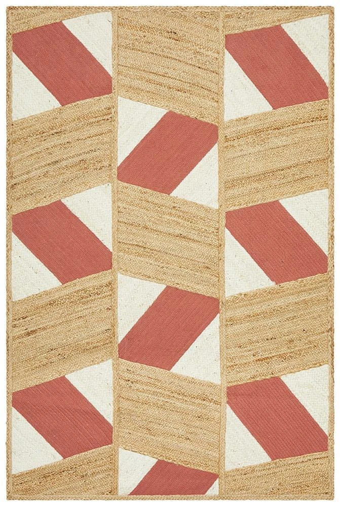 Array Coral Jute Pink Rug 4 Array Coral Jute Pink Rug - Image 2
