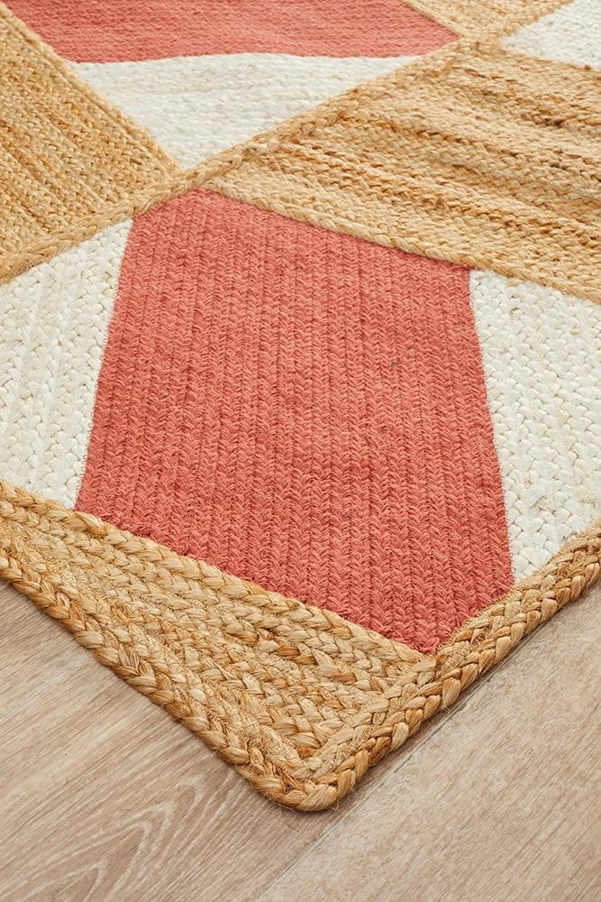 Array Coral Jute Pink Rug 5 Array Coral Jute Pink Rug - Image 3