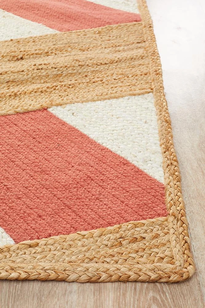 Array Coral Jute Pink Rug 6 Array Coral Jute Pink Rug - Image 4