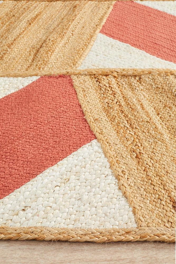 Array Coral Jute Pink Rug 7 Array Coral Jute Pink Rug - Image 5
