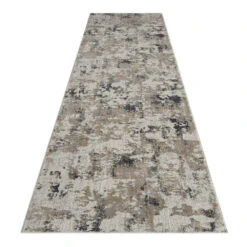 Portise Plantation Grey Beige Runner Rug