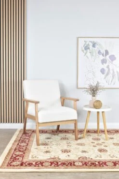 Riviera Coast Cream Red Rug