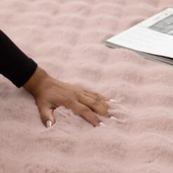 Clarity Washable Rose Pink Round Rug -Sydney Rugs Online ROSE 5