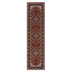 Royal Princely Red Runner Rug -Sydney Rugs Online Royal524RedRun Overhead