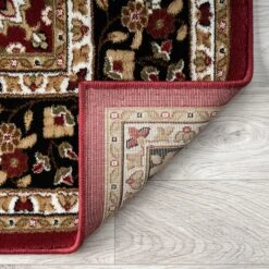 Royal Princely Red Runner Rug -Sydney Rugs Online Royal524RedRun Reverse