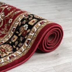 Royal Princely Red Runner Rug -Sydney Rugs Online Royal524RedRun Roll