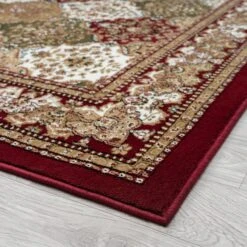 Royal Stately Red Rug -Sydney Rugs Online Royal527Red Angle