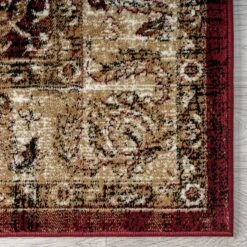 Royal Stately Red Rug -Sydney Rugs Online Royal527Red Corner