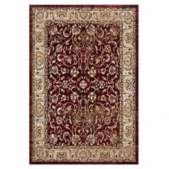 Royal Stately Red Rug -Sydney Rugs Online Royal527Red Overhead