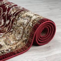 Royal Stately Red Rug -Sydney Rugs Online Royal527Red Roll