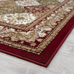 Royal Regal Red Rug -Sydney Rugs Online Royal528Red Angle