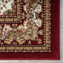 Royal Regal Red Rug -Sydney Rugs Online Royal528Red Corner