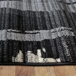 Medori Twenty Black Runner Rug -Sydney Rugs Online Ruby2120BlackThickness.jpg 1280 170a9947 9ade 4b89 8c91 d0d2ba3c0048