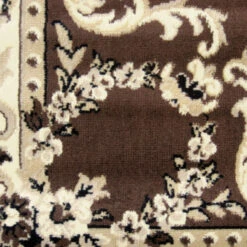 Medori Floral Brown Rug -Sydney Rugs Online Ruby6151BrownDetail