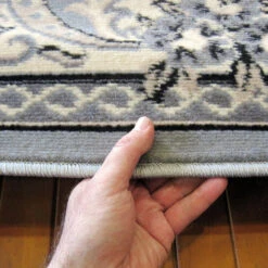 Medori Floral Grey Runner Rug -Sydney Rugs Online Ruby6151GreyThickness 685fa664 bc71 4530 9ce9 494cd0d6e6a2