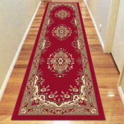 Medori Zeal Red Rug 13 Medori Zeal Red Rug -Sydney Rugs Online Ruby6331RedRunner