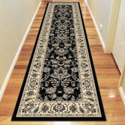 Medori Fervor Black Rug -Sydney Rugs Online Ruby6333BlackRunner