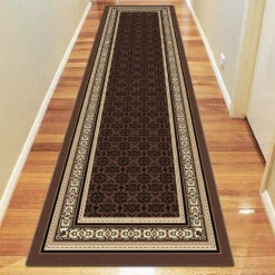 Medori Craze Brown Runner Rug