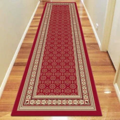 Medori Craze Red Runner Rug