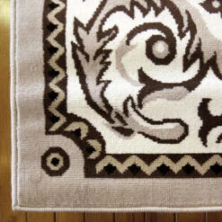 Medori Coral Beige Rug -Sydney Rugs Online Ruby 1920 Beige Corner