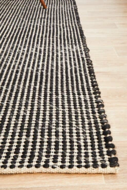 Skandinavian Wool Black Rug -Sydney Rugs Online SKAN 300 BLA 5