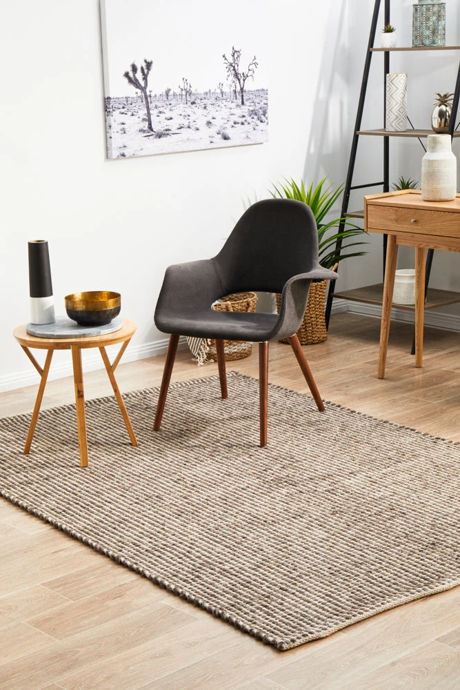 Skandinavian Wool Brown Rug 11 Skandinavian Wool Brown Rug - Image 9