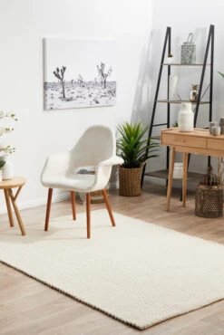 Skandinavian Wool White Rug -Sydney Rugs Online SKAN 300 WHI 1