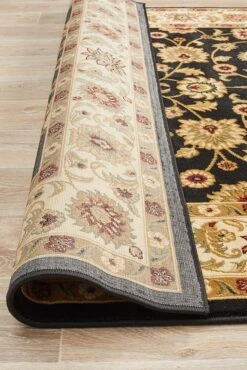 Classic Sydney Rug Black With Ivory Border Rug -Sydney Rugs Online SYD 1 BI 5 53d9a1cb 5044 426c a41b c0f0058e4cbc