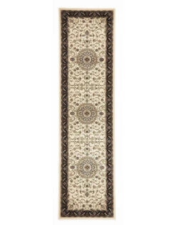 Classic Sydney Medallion Ivory With Black Border Rug -Sydney Rugs Online SYD 9 IB RU 3b346d43 1d0f 4a76 a7af 9e8988460bdf