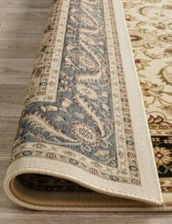 Classic Sydney Medallion Ivory With Black Border Rug -Sydney Rugs Online SYD 9 IB 5 f88954f8 4555 43aa b19e 5f7e0e3c3848