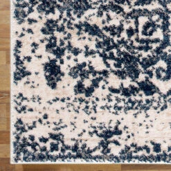 Lava Ash Blue Rug -Sydney Rugs Online Sahara 4 Blue Corner