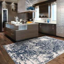 Lava Ash Blue Rug